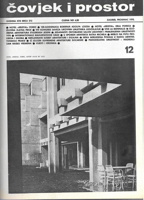 Hotel “Kristal” Poreč (1967. – 1970.)