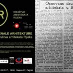 Zagreb – Riječki Bienale arhitekture (65 godina Društva arhitekata Rijeka)