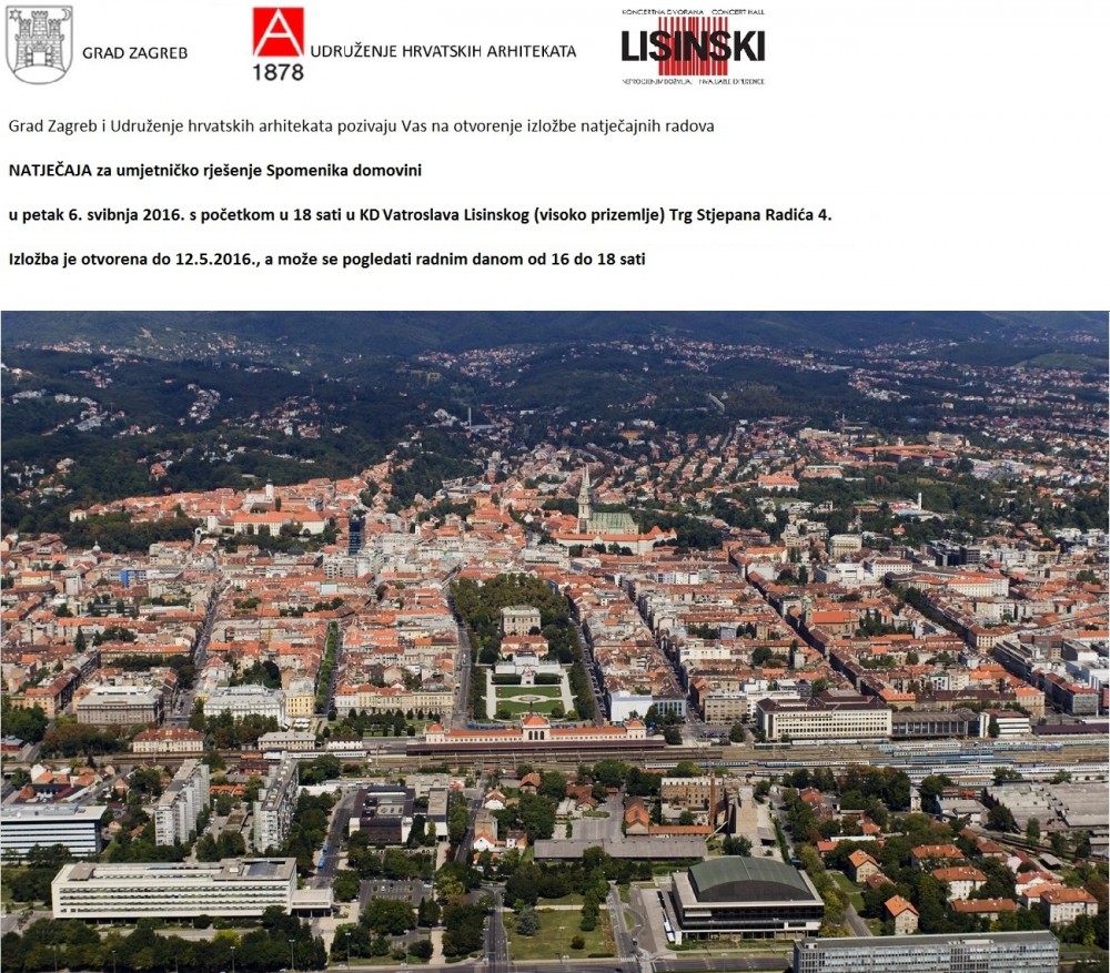Izložba natječajnih radova NATJEČAJA za umjetničko rješenje Spomenika domovini
