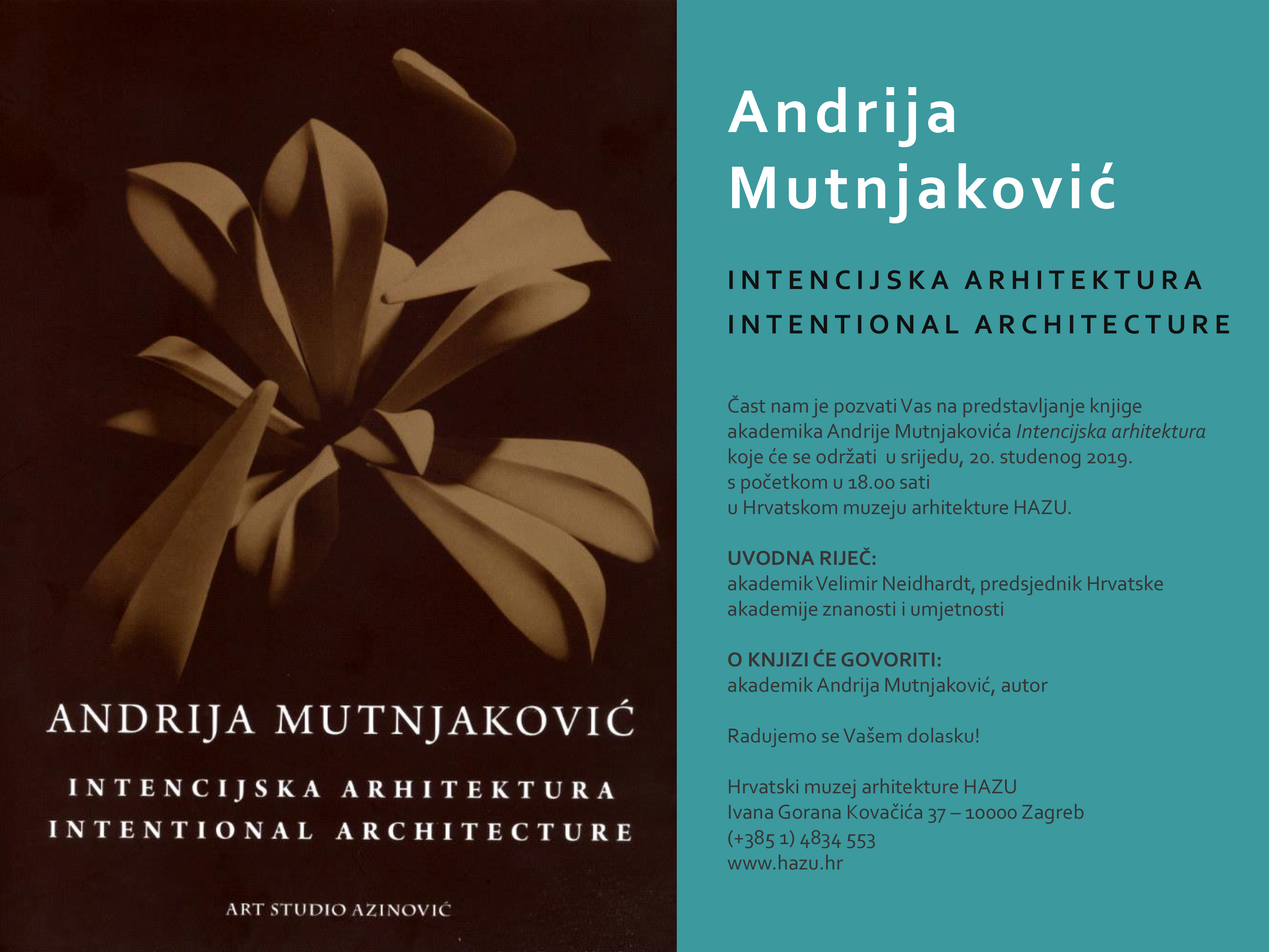Andrija Mutnjaković – ‘Intencijska arhitektura’