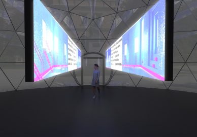 Instalacija Doppelgänger na Festivalu svjetla Zagreb od 16. do 20. 3. 2022.