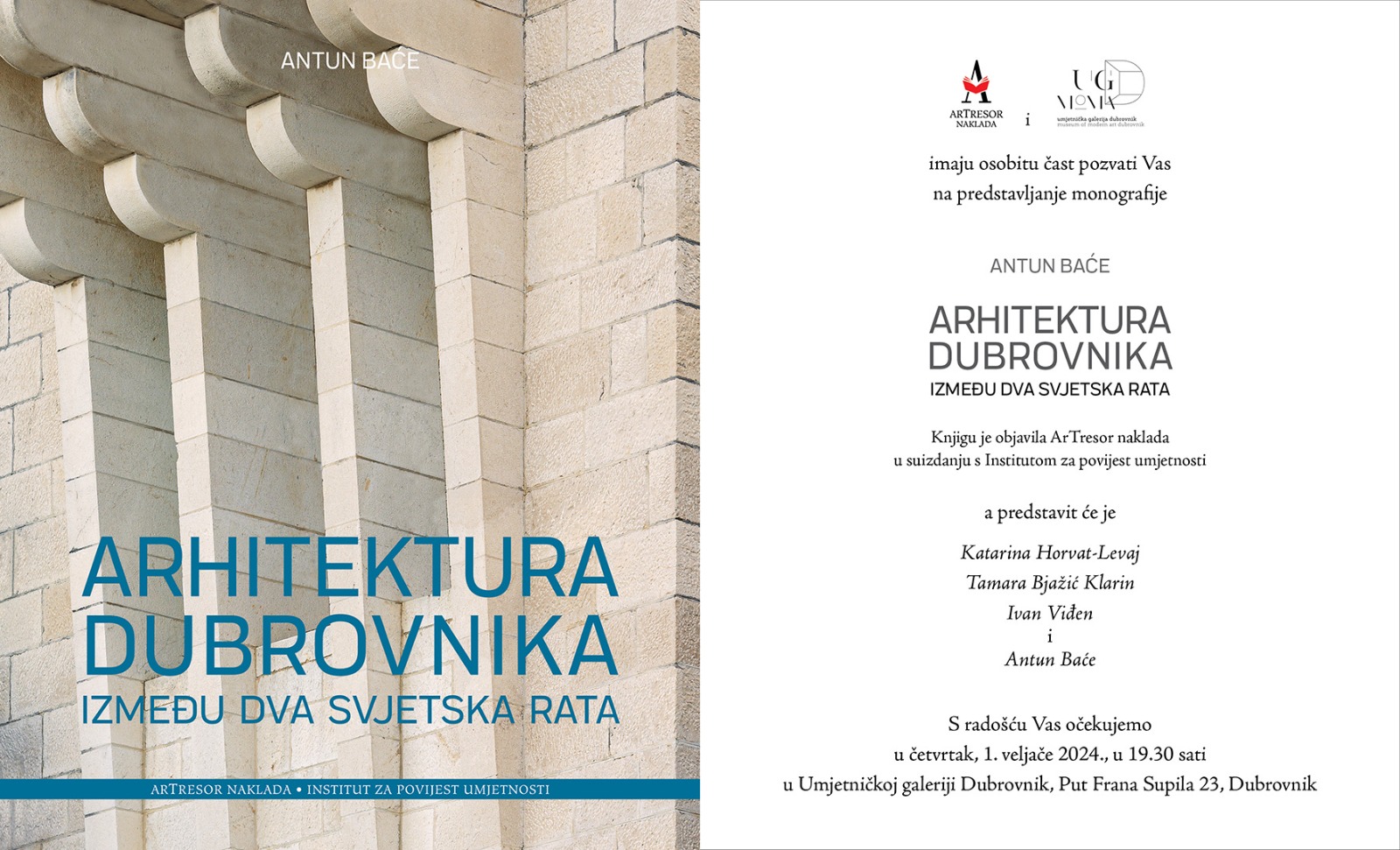 Promocija knjige “Arhitektura Dubrovnika između dva svjetska rata”