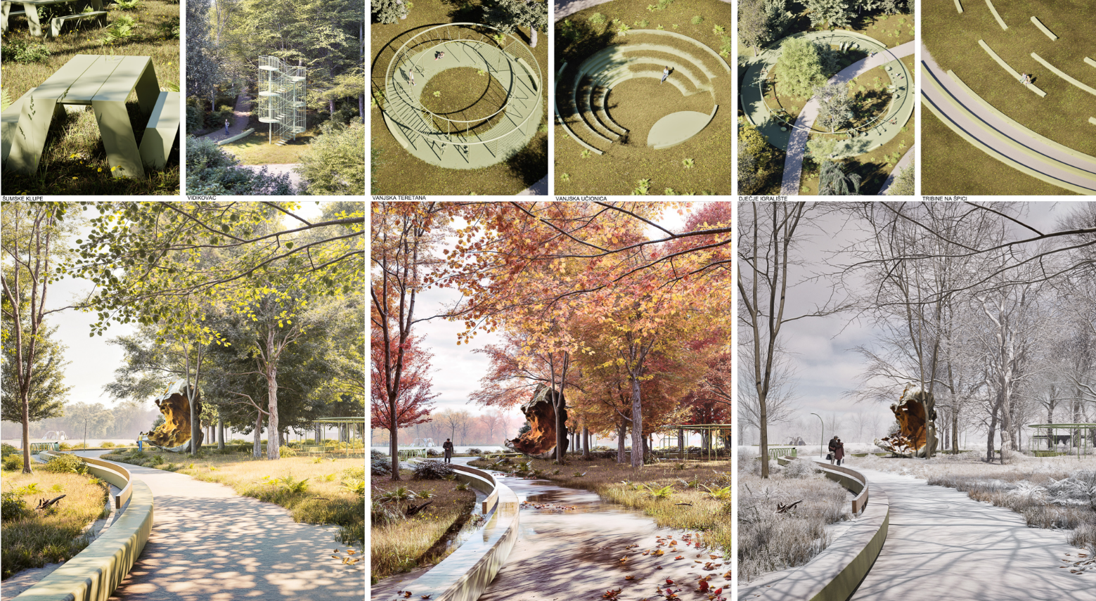 Natječaj za uređenje dijelova Dravske park šume u Varaždinu – rezultati